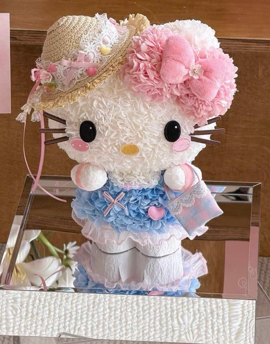 Hello Kitty 繡球永生花