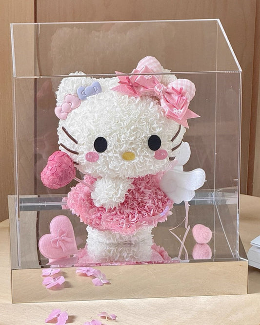 Hello Kitty 繡球永生花 (2色）