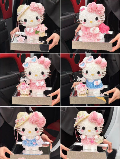 Hello Kitty 繡球永生花