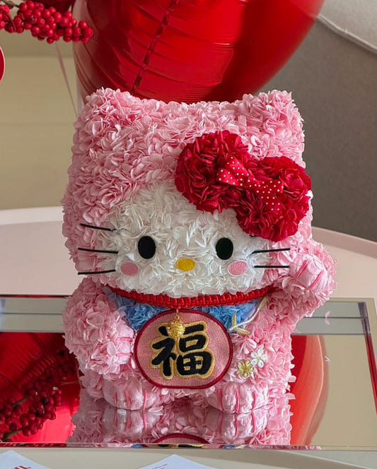 Hello Kitty 繡球永生花