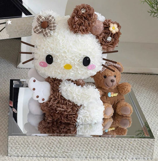 Hello Kitty 繡球永生花