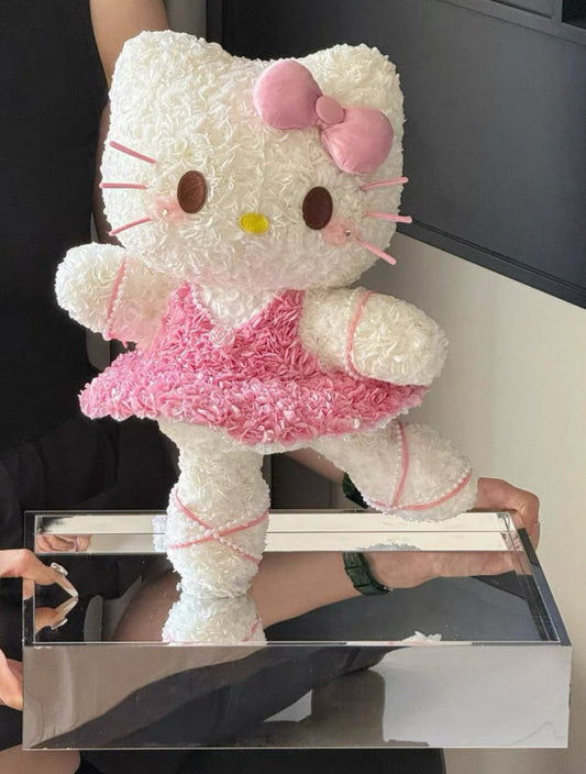 Hello Kitty 繡球永生花