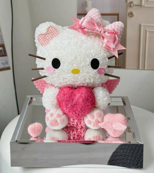 Hello Kitty 繡球永生花
