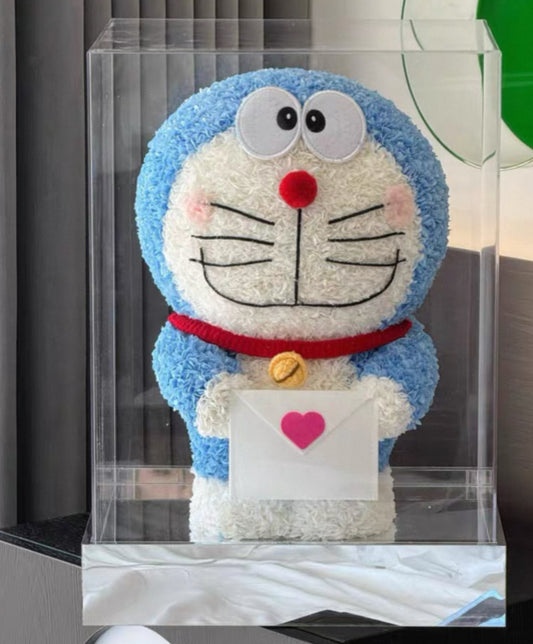 哆啦A夢 繡球永生花
