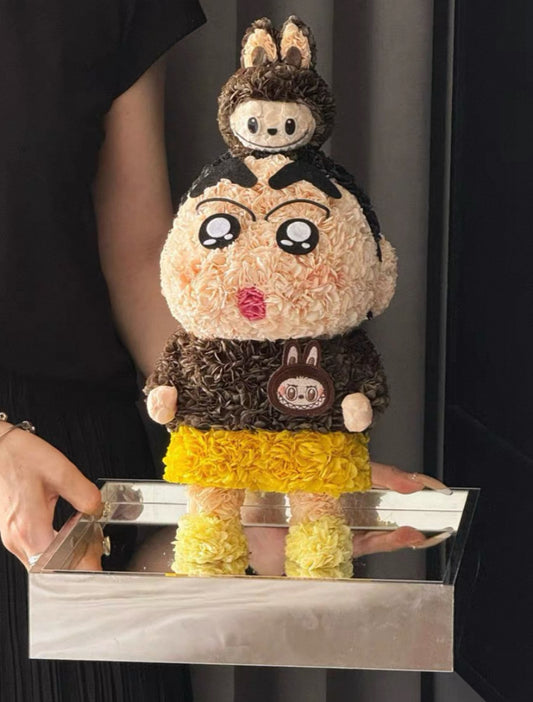 蠟筆小新 繡球永生花