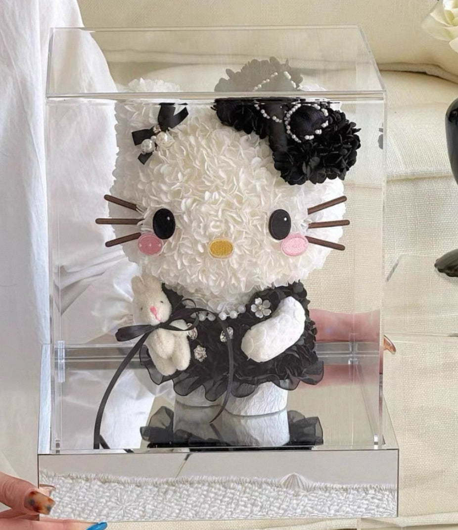 Hello Kitty 繡球永生花 (2色）
