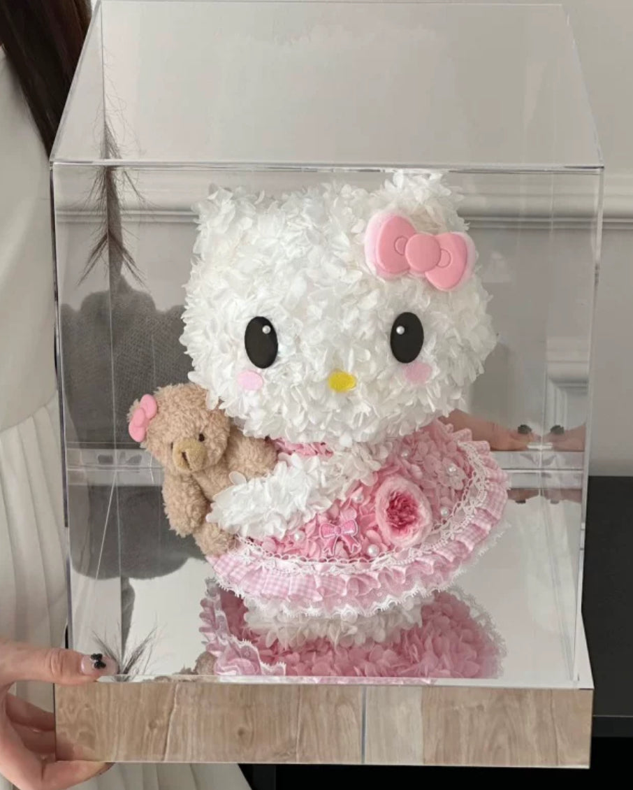 Hello Kitty 繡球永生花