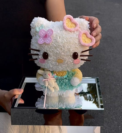 Hello Kitty 繡球永生花