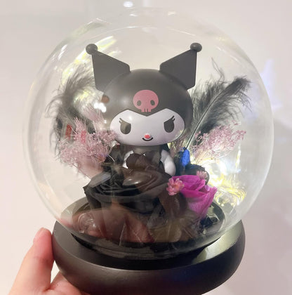 Kuromi永生花波波球擺設