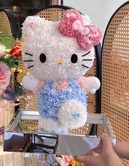 Hello Kitty 繡球永生花 (2色）