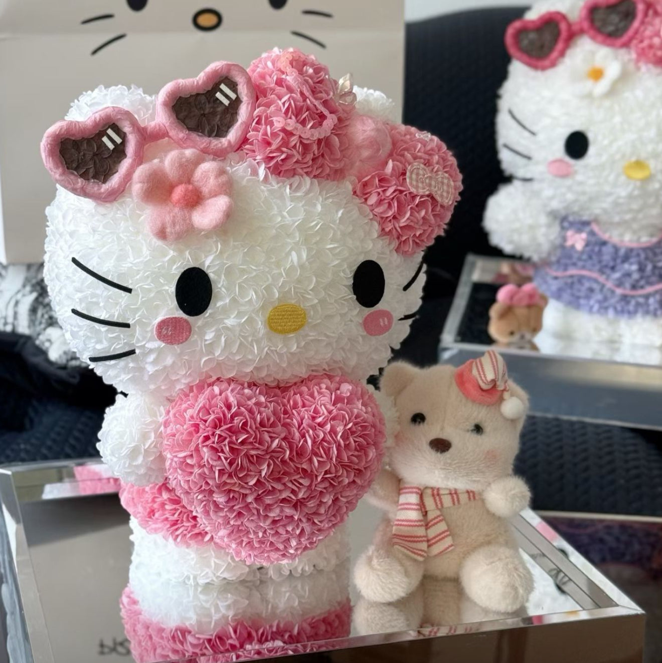 Hello Kitty 繡球永生花
