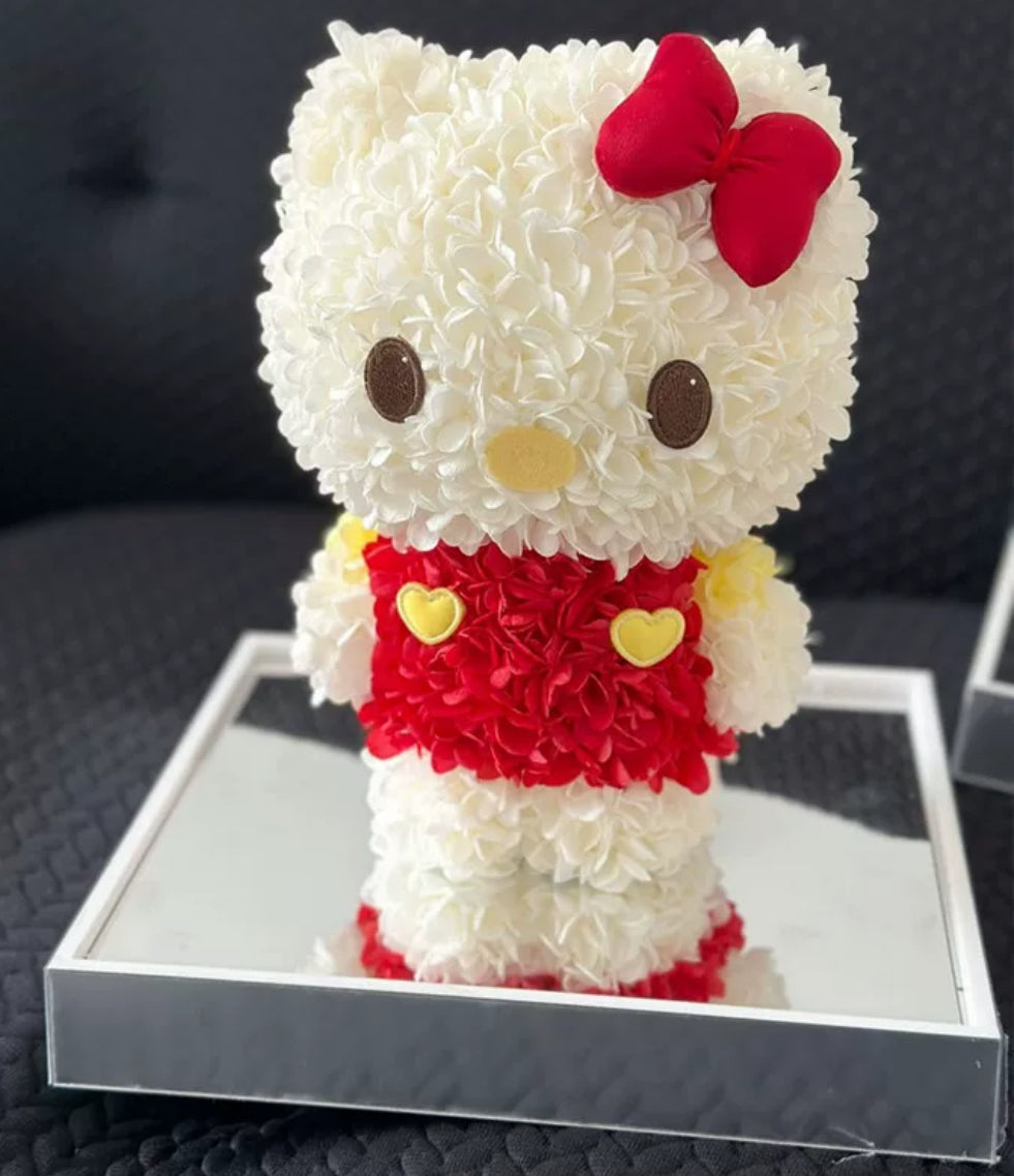 Hello Kitty 繡球永生花