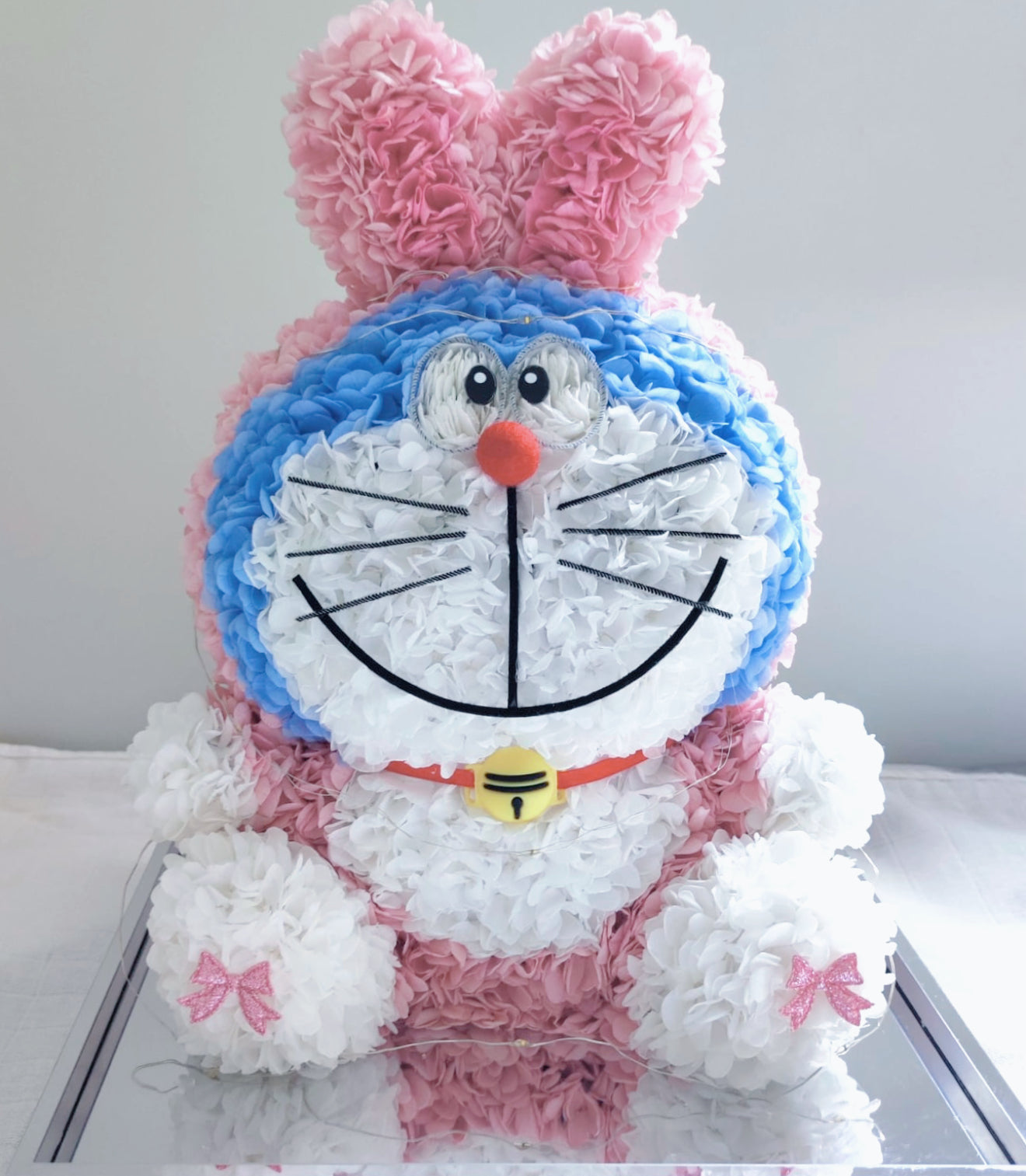 哆啦A夢 繡球永生花