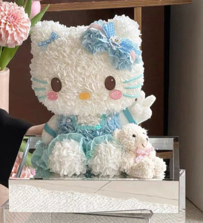 Hello Kitty 繡球永生花 (多色）
