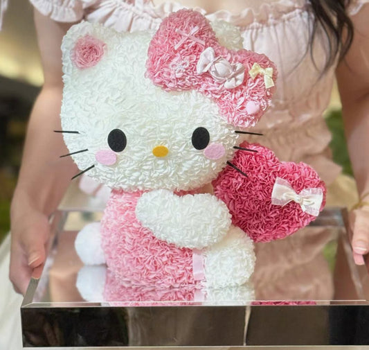 Hello Kitty 繡球永生花
