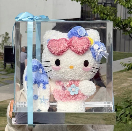 Hello Kitty 繡球永生花