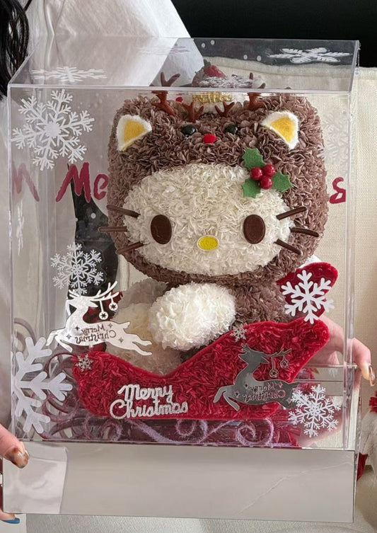 Hello Kitty 繡球永生花