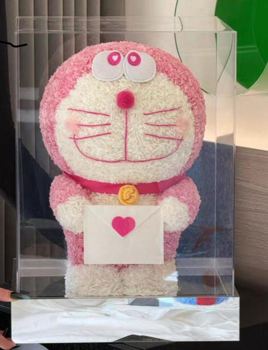 哆啦A夢 繡球永生花
