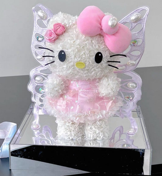 Hello Kitty 繡球永生花
