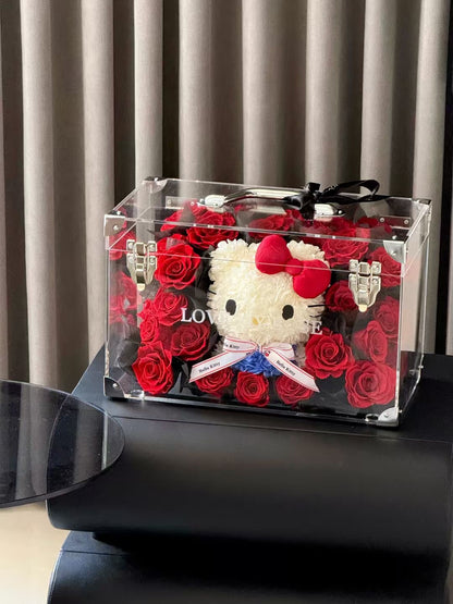 Hello Kitty 繡球永生花