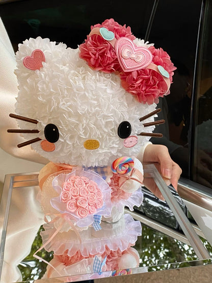 Hello Kitty 繡球永生花