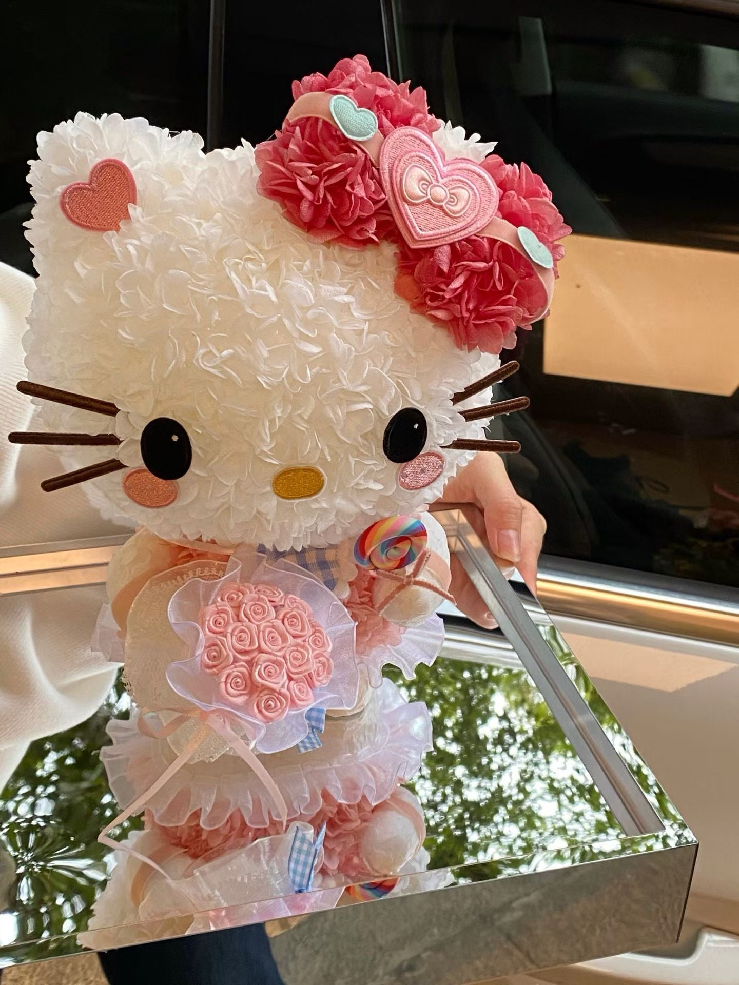Hello Kitty 繡球永生花