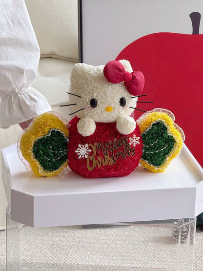 Hello Kitty 繡球永生花