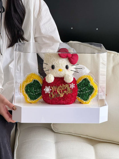 Hello Kitty 繡球永生花