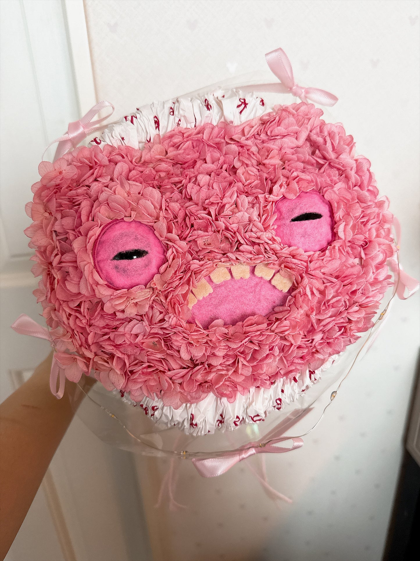 牙寶 繡球永生花花束