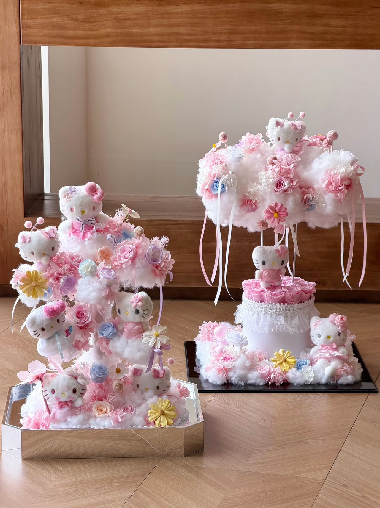 Hello Kitty 繡球永生花