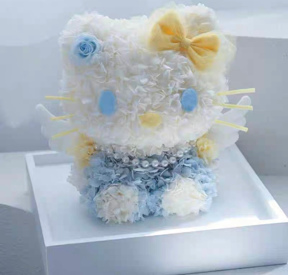 Hello Kitty 繡球永生花