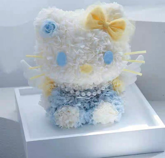 Hello Kitty 繡球永生花