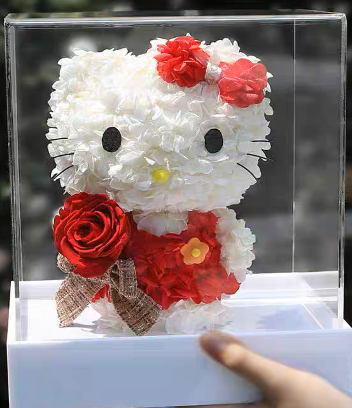 Hello Kitty 繡球永生花