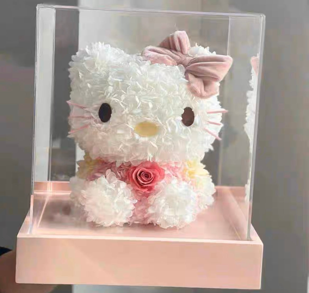 Hello Kitty 繡球永生花