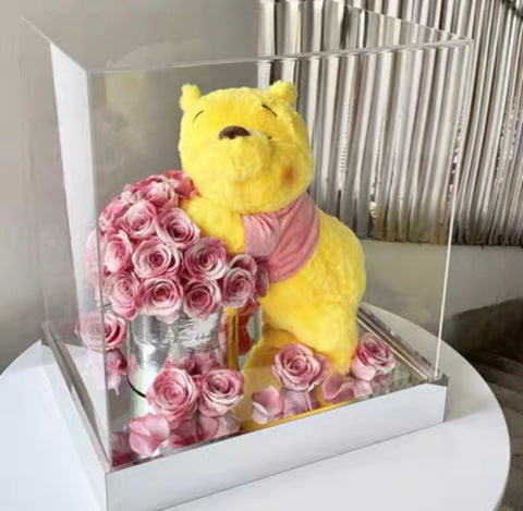 Winnie The Pooh繡球永生花
