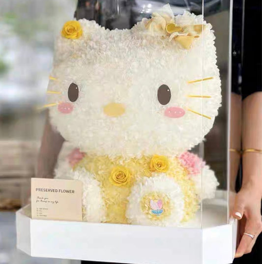 Hello Kitty 繡球永生花