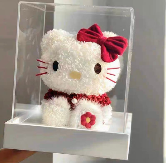 Hello Kitty 繡球永生花