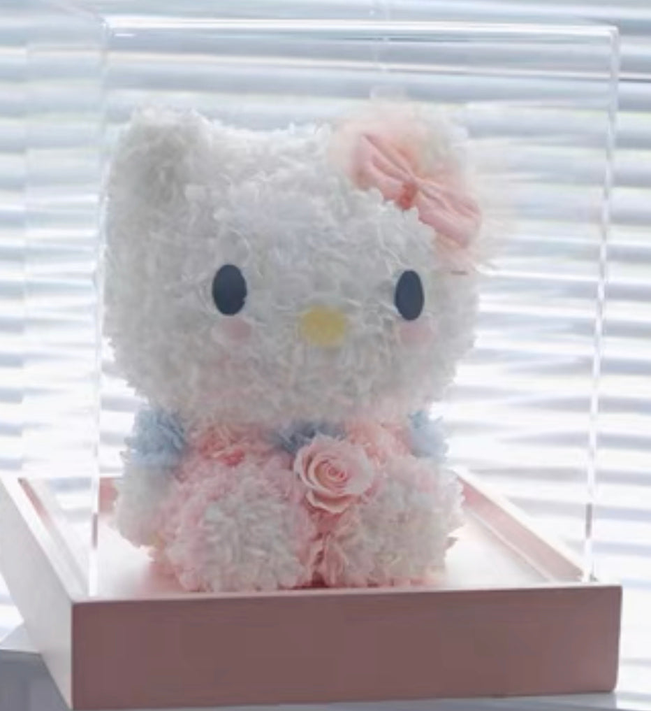 Hello Kitty 繡球永生花