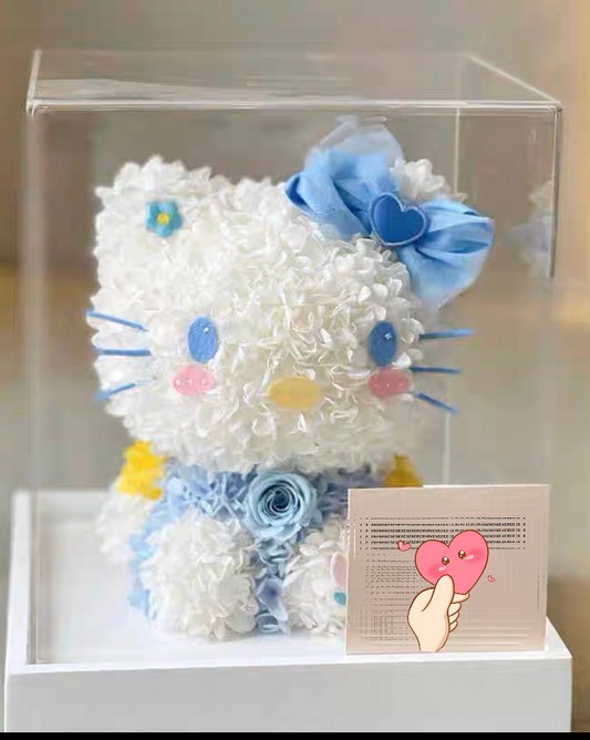 Hello Kitty 繡球永生花