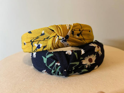 韓式人工髮箍 - 黃色小花髮箍